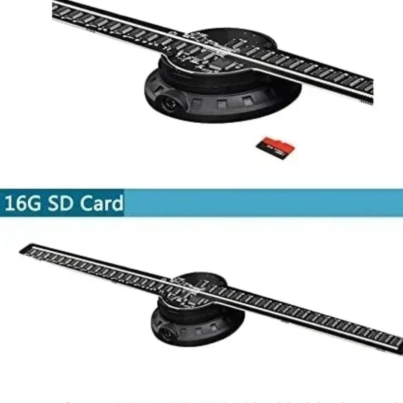 3D Holographic Advertising Display Fan